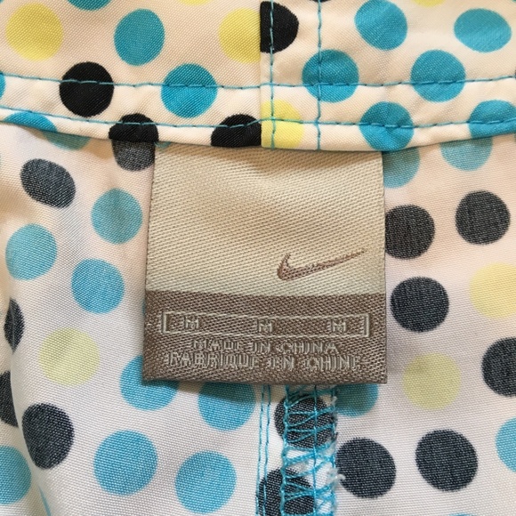 Blue Polka Dot Nike Board Shorts - Picture 4 of 4